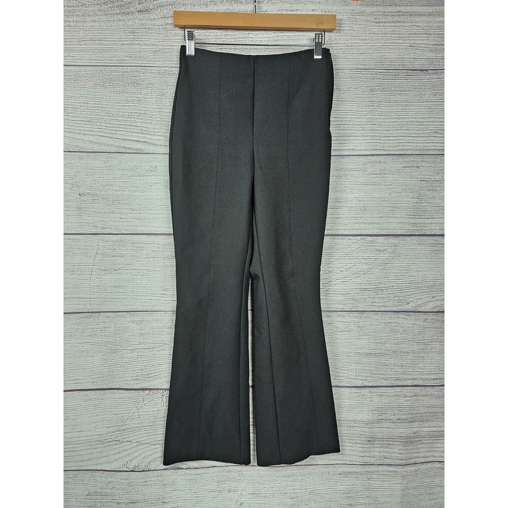Zara Bootcut Side Zip Dress Pants Black Size Small